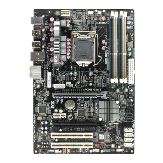 ECS P67H2-A3 Manual Manual