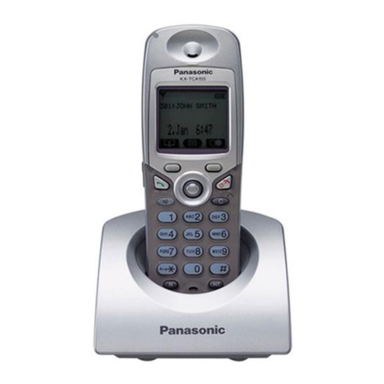 Panasonic KX-TCA155 Operating Instructions Manual