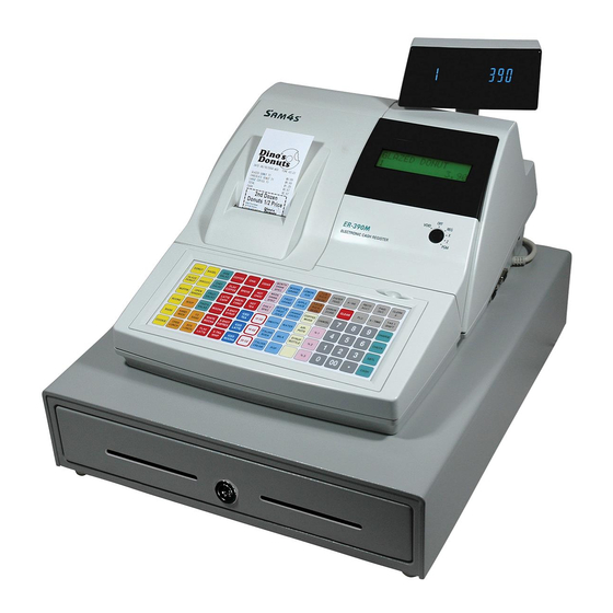 Sam4s ER-390 Series Operation And Program Manual