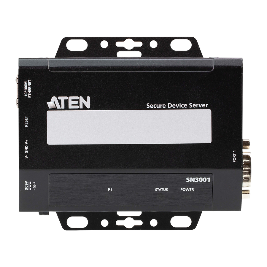 ATEN Altusen SN3001 User Manual