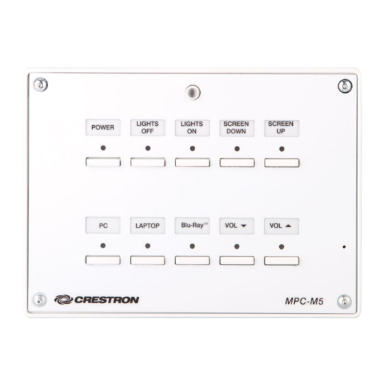 Crestron MPC-M5 Do Manual