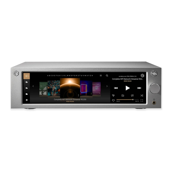 Rose electronics RS250 Manual