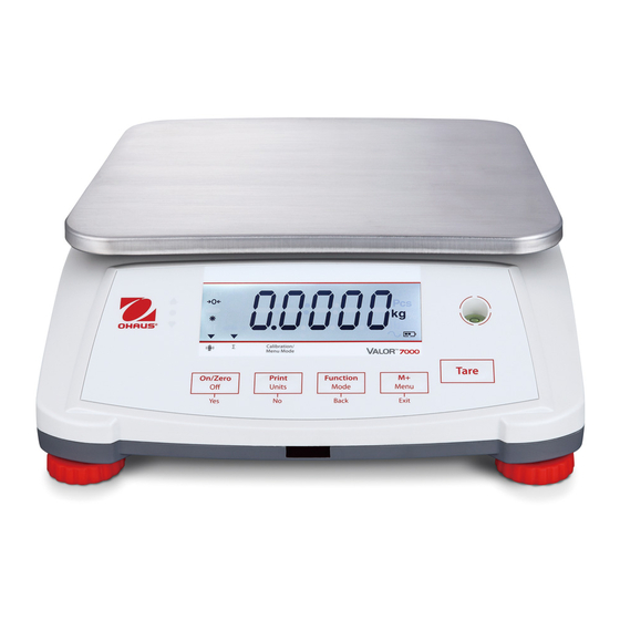 OHAUS Valor 7000 Series User Manual