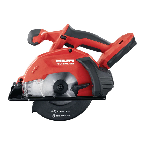 Hilti SC 5ML-22 Manual