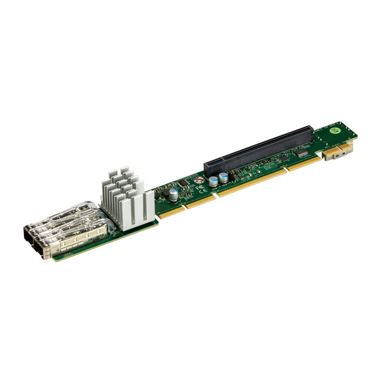 Supermicro AOC-URG4N4-m2TS User Manual
