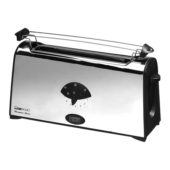 Clatronic TA 2821 DS Instruction Manual & Guarantee