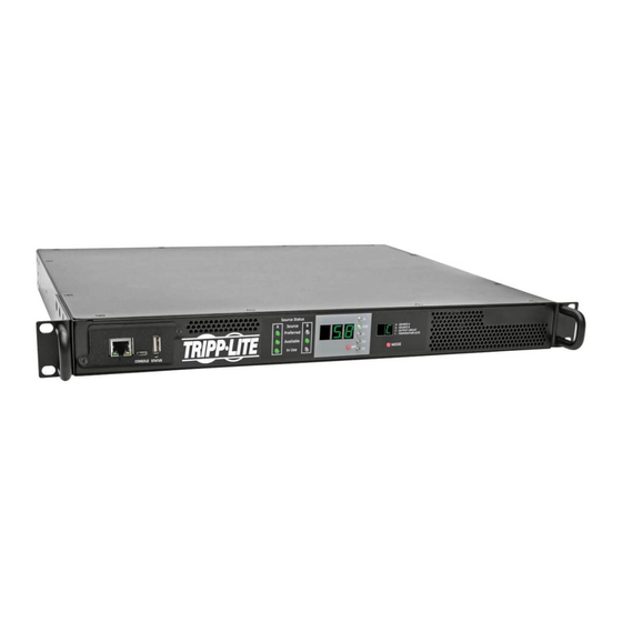 Eaton Tripp Lite Series Quick Start Manual