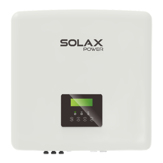 SolaX Power X3-Hybrid G4 Series User Manual