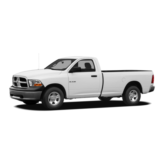 Dodge RAM TRUCK Owner's Manual