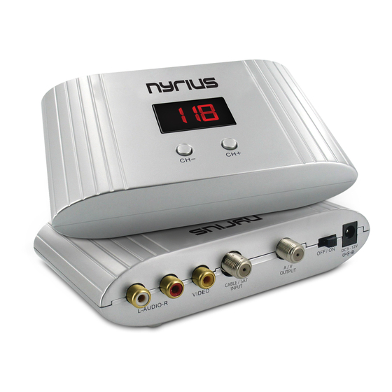 Nyrius NRFM100 Manuals