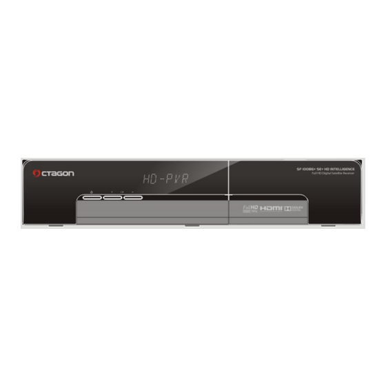 Octagon SF 1008G+ SE+ HD INTELLIGENCE User Manual
