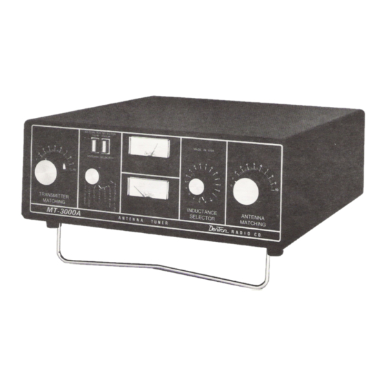 Dentron MT-3000A Operating Manual