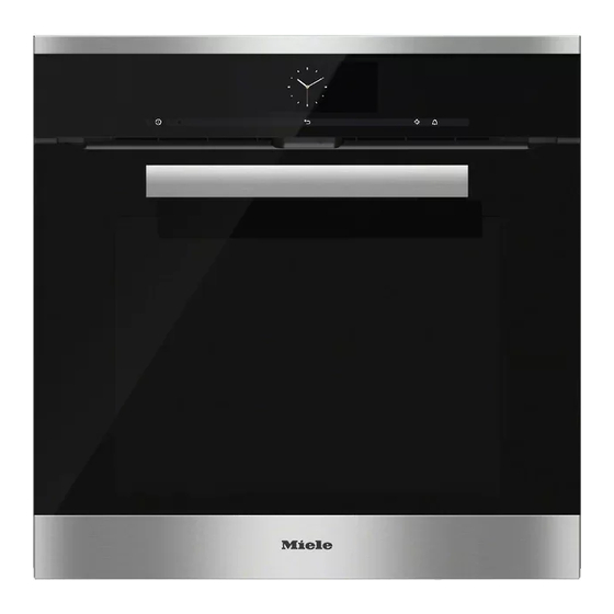 Miele H6860BP Operating And Installation Instructions