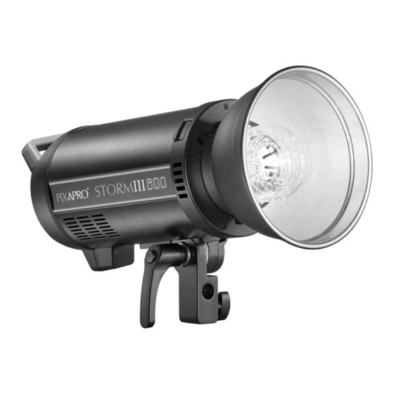 Pixapro StormIII 400 Instruction Manual