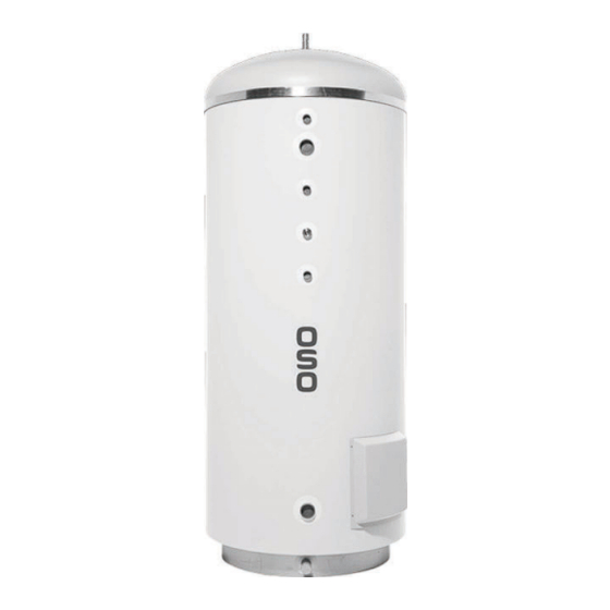 OSO HOTWATER Maxi Standard MS 600 Installation Manual