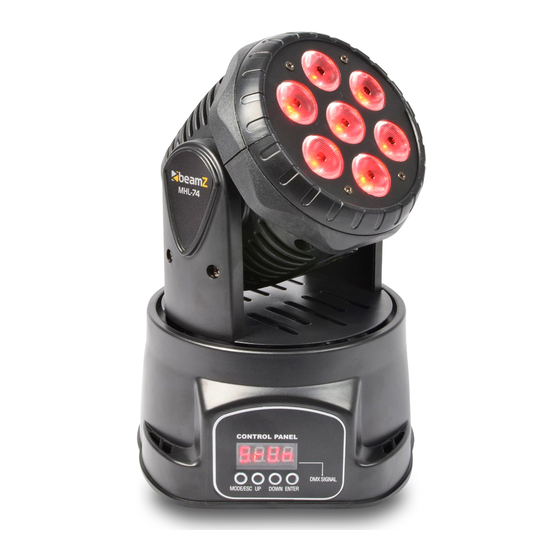 Beamz MHL74 Instruction Manual