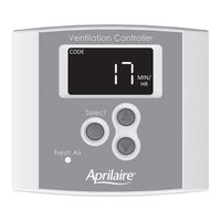 Aprilaire 8120 Series Installation And Operation Manual