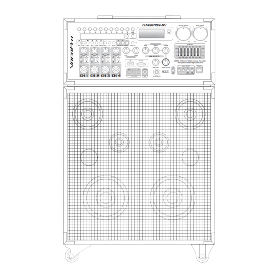 VocoPro CHAMPION-RV Quick Start Manual