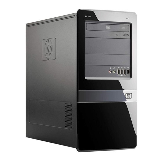 HP Elite 7000 - Microtower PC Manual