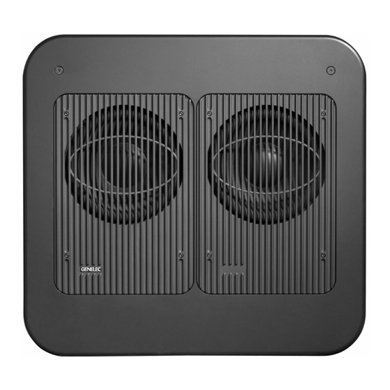 Genelec AutoCal 8130A Operating Manual