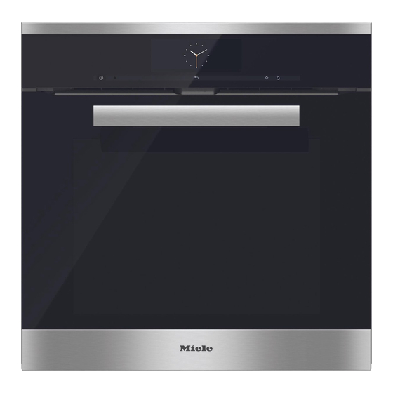 Miele H6860BP Operating And Installation Instructions
