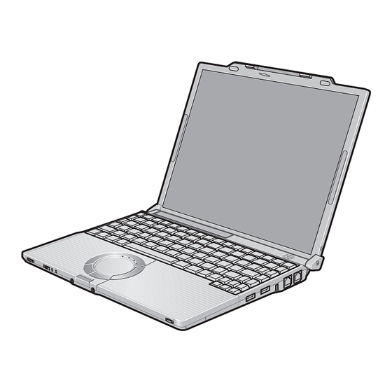 Panasonic CF-W5 series Operating Instructions Manual