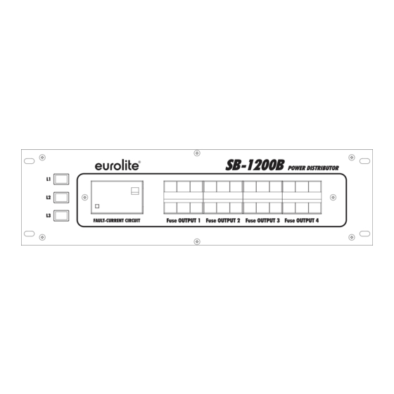 EuroLite SB-1200B User Manual