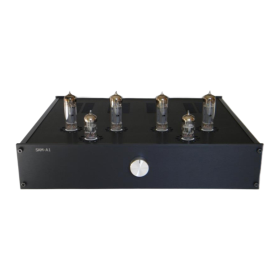 Fireworks SAM-A1 Stereo Valve Amplifier Manuals