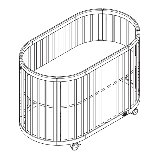 Coco Village OVAL BABY CRIB Assembly Instructions Manual