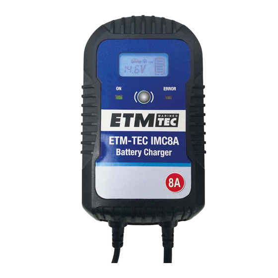 ETM MARINE TEC IMC8A Manual