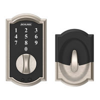Schlage SchlageTouch BE375 User Manual