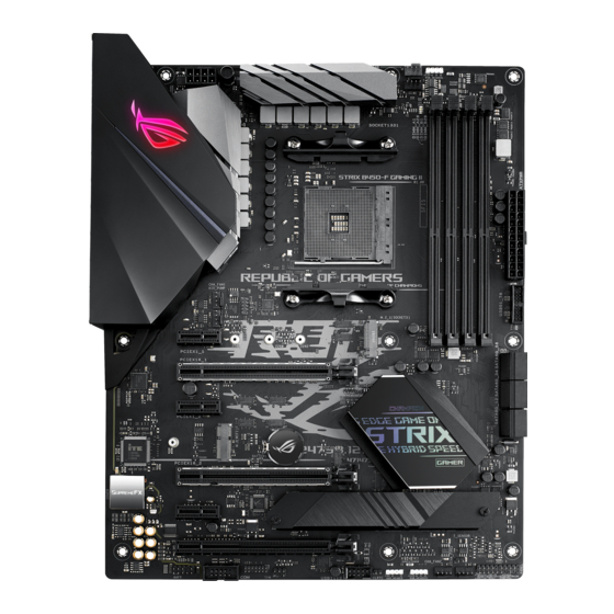REPUBLIC OF GAMERS ROG STRIX B450-F GAMING II Quick Start Manual