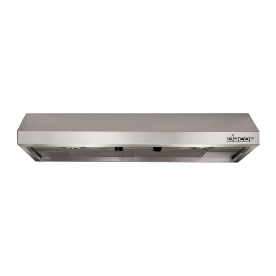 Dacor DH3006 Installation Instructions Manual
