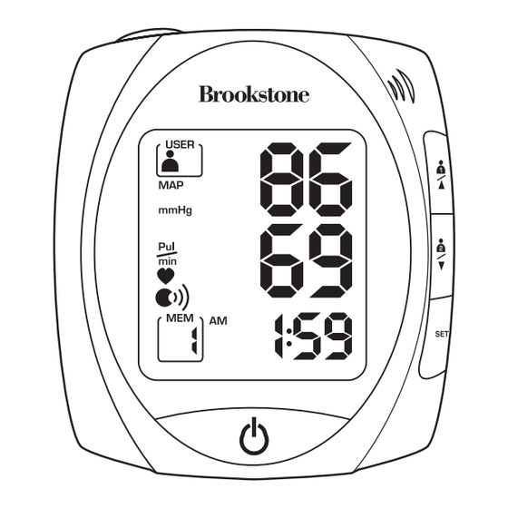 Brookstone talking blood Manual