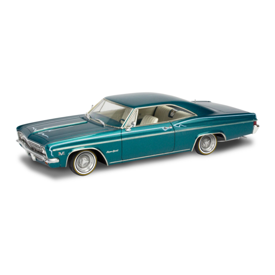REVELL '66 Malibu SS Assembly Manual
