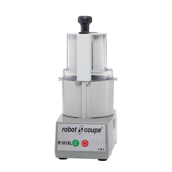 Robot Coupe R 101 XL Operating Instructions Manual