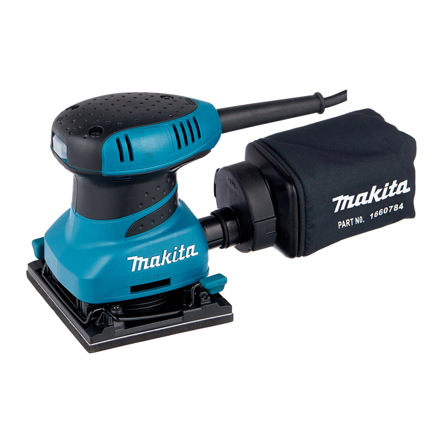 Makita BO4555 Instruction Manual