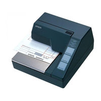 Epson TM U295 - B/W Dot-matrix Printer User Manual