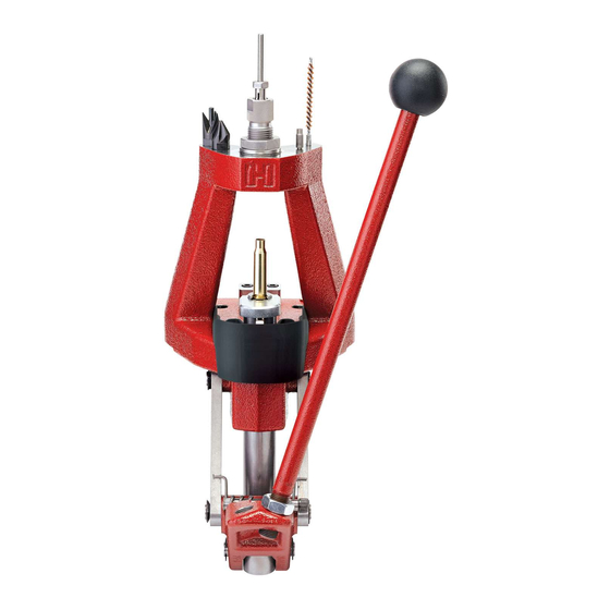 Hornady Lock-N-Load Iron Press 085520 Owner's Manual