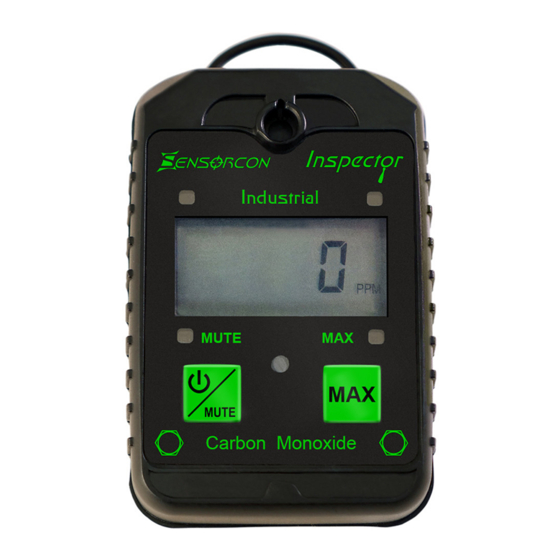 Sensorcon CO Inspector Product Manual