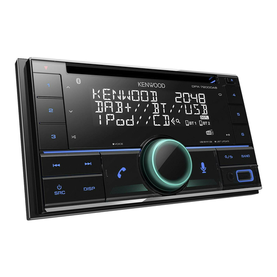 Kenwood DPX-7200DAB Manuals