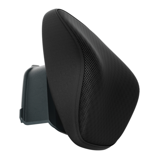 RECARO NECK REST Operating Instructions Manual