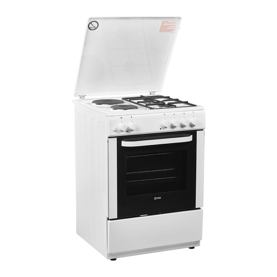 User Manuals: VOX electronics GHB 522 Cooker
