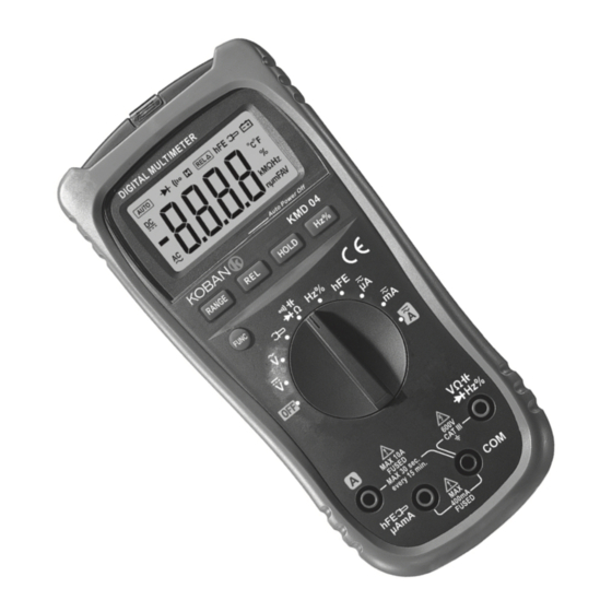 koban KMD 04 Manual
