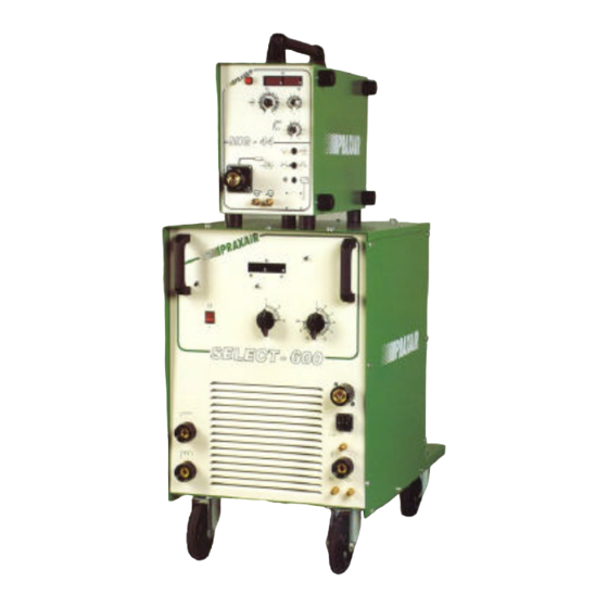 Praxair SELECT-400 Operating Instructions Manual
