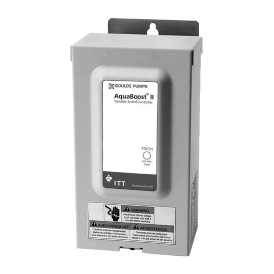 AmeriWater VARIABLE SPEED PUMP SYSTEM Operation & Maintenance Manual