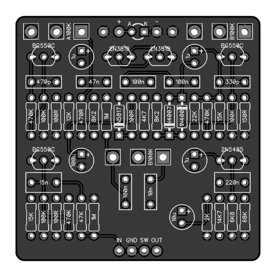 PedalPCB Resinite Overdrive Wiring Diagram