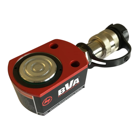 BVA Hydraulics HF0503 Instruction Manual