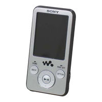Sony NWZ-E435F - 2gb Walkman Video Mp3 Player Service Manual