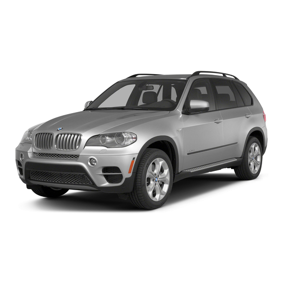 BMW X5 2013 Owner's Manual